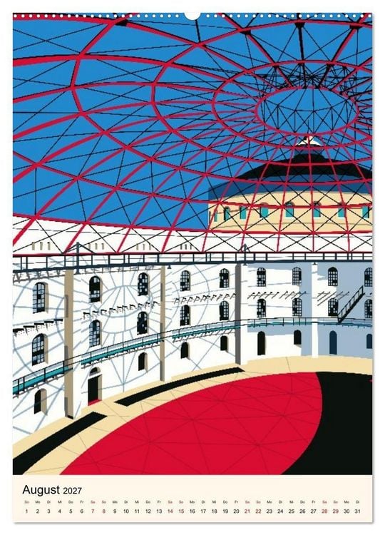 Produktbild: LEIPZIG URBAN (Wandkalender 2027 DIN A2 hoch), CALVENDO Monatskalender