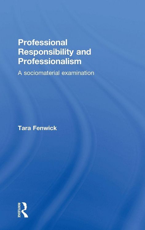 Produktbild: Professional Responsibility and Professionalism