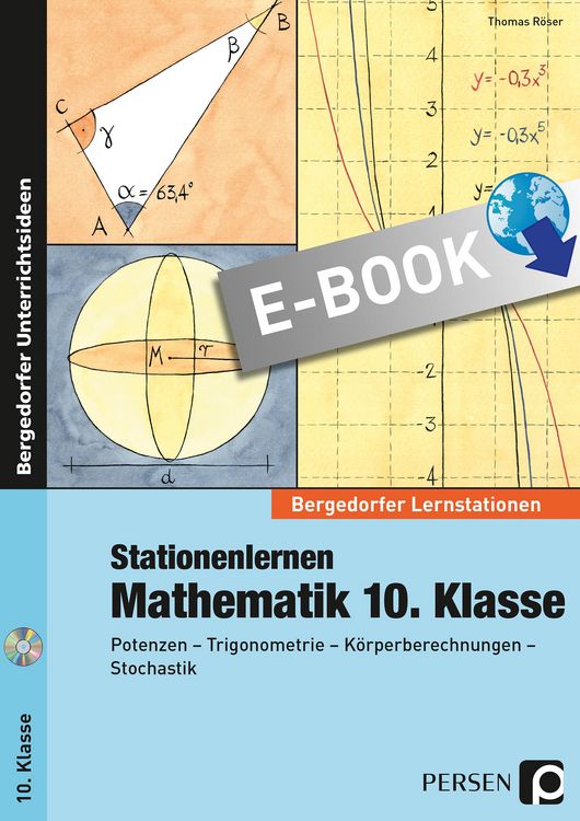 Produktbild: Stationenlernen Mathematik 10. Klasse
