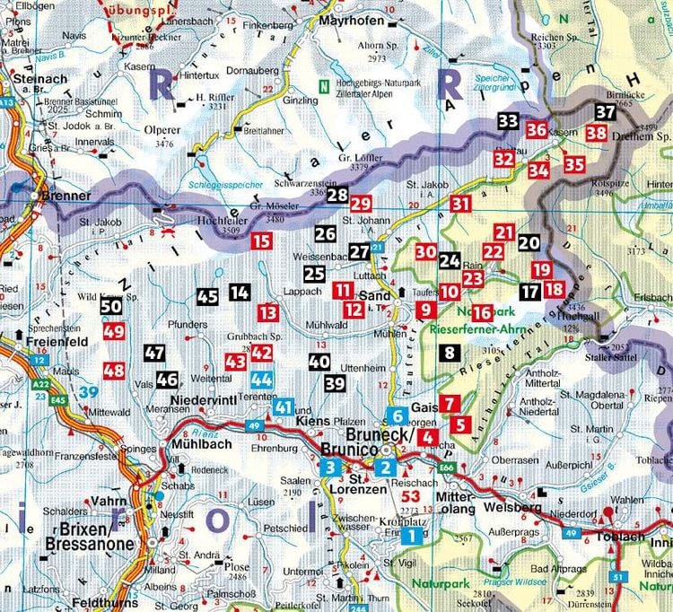 Produktbild: ROTHER Wanderf&uuml;hrer Tauferer Ahrntal