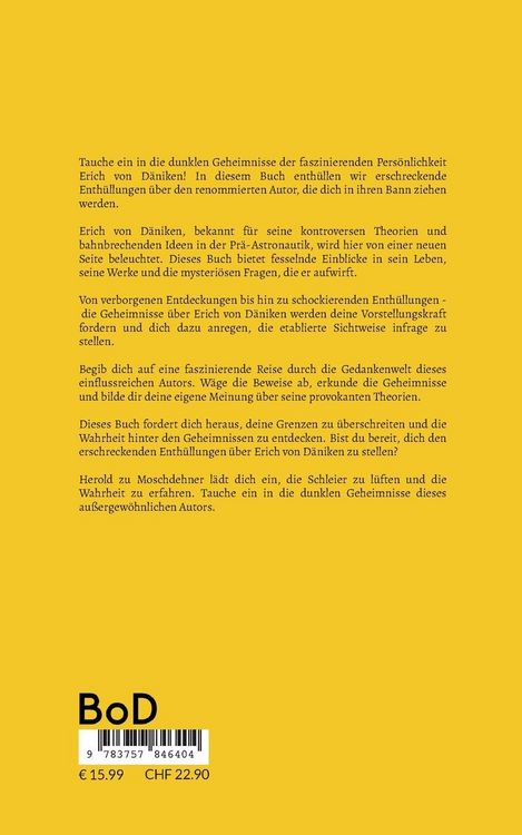 Produktbild: Erschreckende Geheimnisse &uuml;ber Erich von D&auml;niken