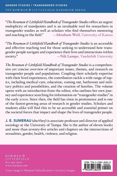 Produktbild: Rowman & Littlefield Handbook of Transgender Studies
