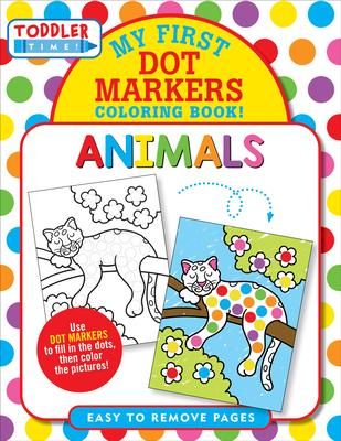 Produktbild: Animals Dot Markers Coloring Book (Easy to Remove Pages)