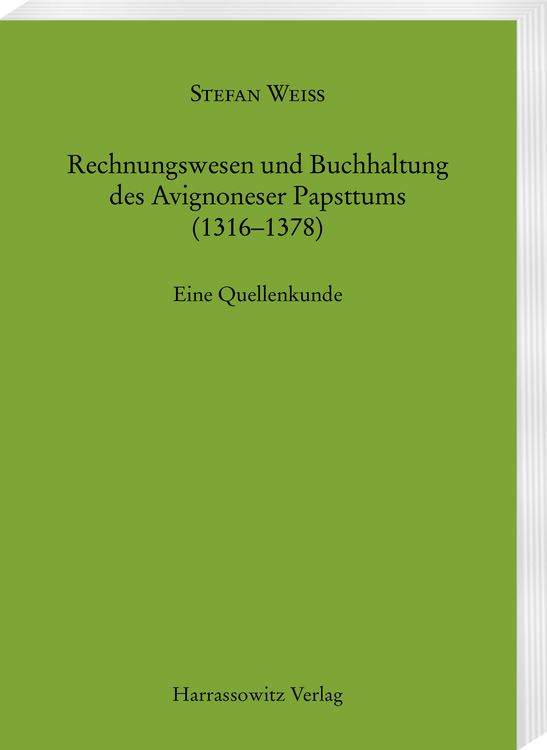 Produktbild: Rechnungswesen und Buchhaltung des Avignoneser Papsttums (1316-1378)