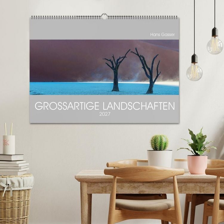 Produktbild: GROSSARTIGE LANDSCHAFTEN 2027 (Wandkalender 2027 DIN A2 quer), CALVENDO Monatskalender