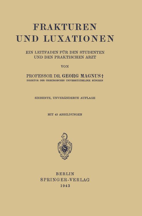 Produktbild: Frakturen und Luxationen