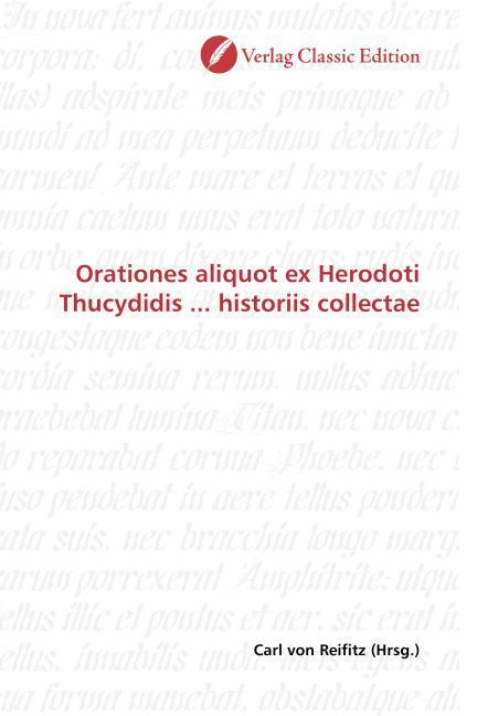 Produktbild: Orationes aliquot ex Herodoti Thucydidis ... historiis colle