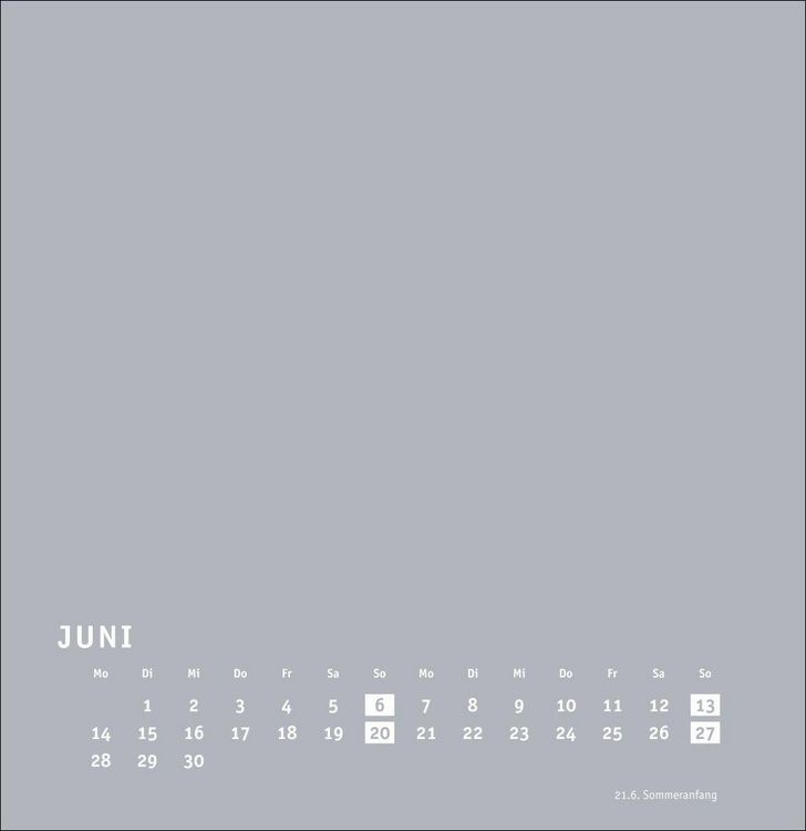 Produktbild: Premium-Bastelkalender silbergrau gro&szlig; 2027