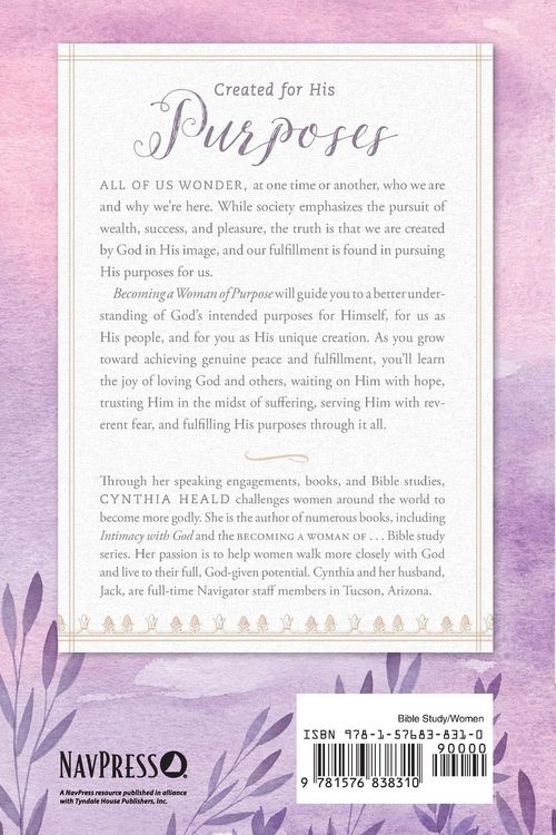 Produktbild: Becoming a Woman of Purpose