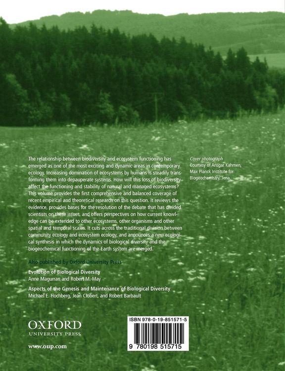 Produktbild: Biodiversity and Ecosystem Functioning