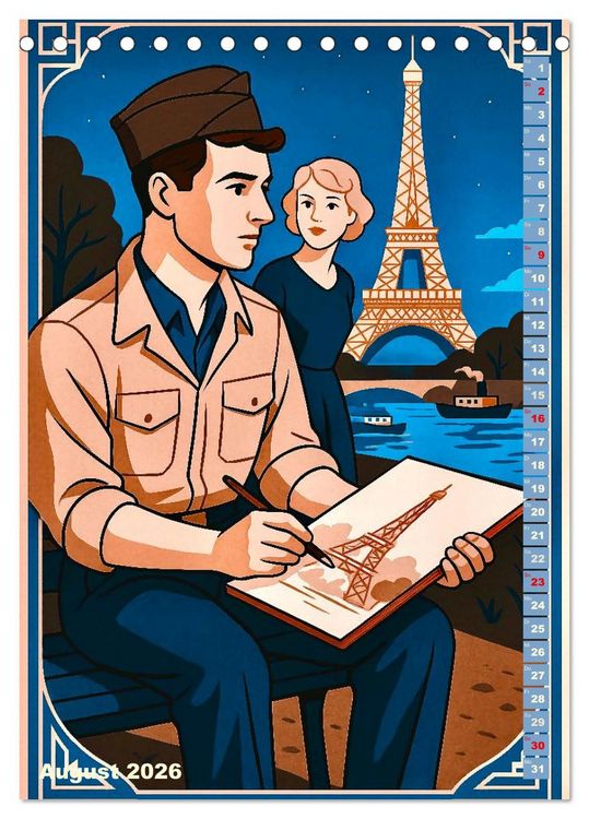 Produktbild: George Gershwin (Tischkalender 2026 DIN A5 hoch), CALVENDO Monatskalender