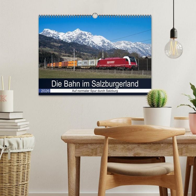 Produktbild: Die Bahn im Salzburgerland (Wandkalender 2026 DIN A3 quer), CALVENDO Monatskalender