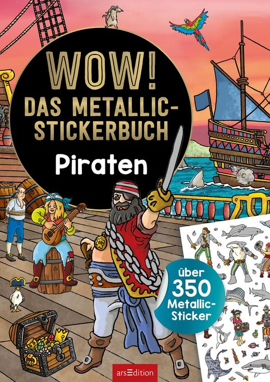 Produktbild: WOW! Das Metallic-Stickerbuch &ndash; Piraten