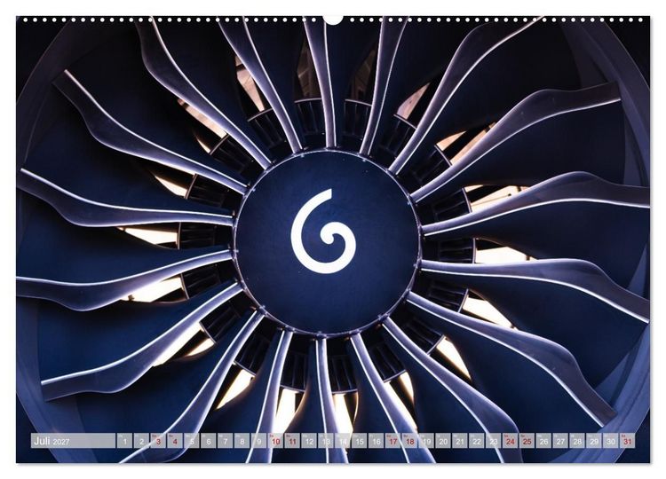 Produktbild: Himmel & Runway (hochwertiger Premium Wandkalender 2027 DIN A2 quer), Kunstdruck in Hochglanz