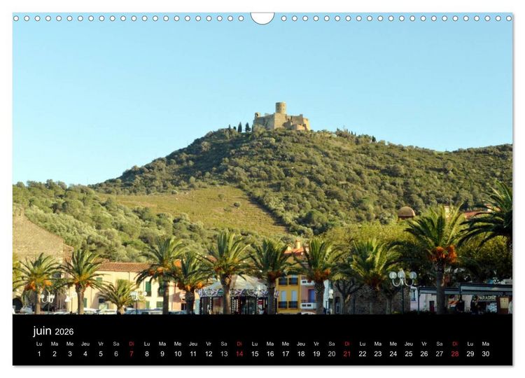 Produktbild: Un jour COLLIOURE (Calendrier mural 2026 DIN A3 vertical), CALVENDO calendrier mensuel