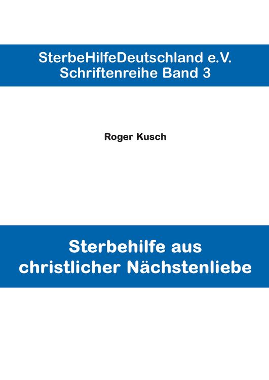 Produktbild: Sterbehilfe aus christlicher N&auml;chstenliebe