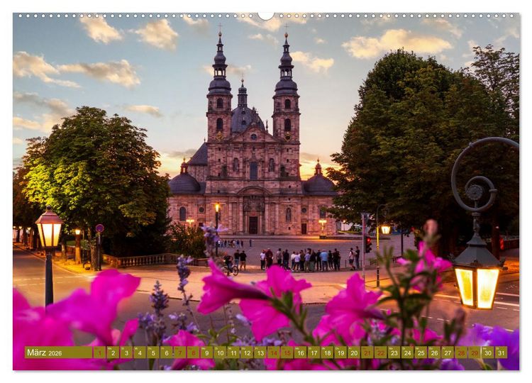 Produktbild: Fulda in Bildern - Das Herz Hessens (Wandkalender 2026 DIN A2 quer), CALVENDO Monatskalender