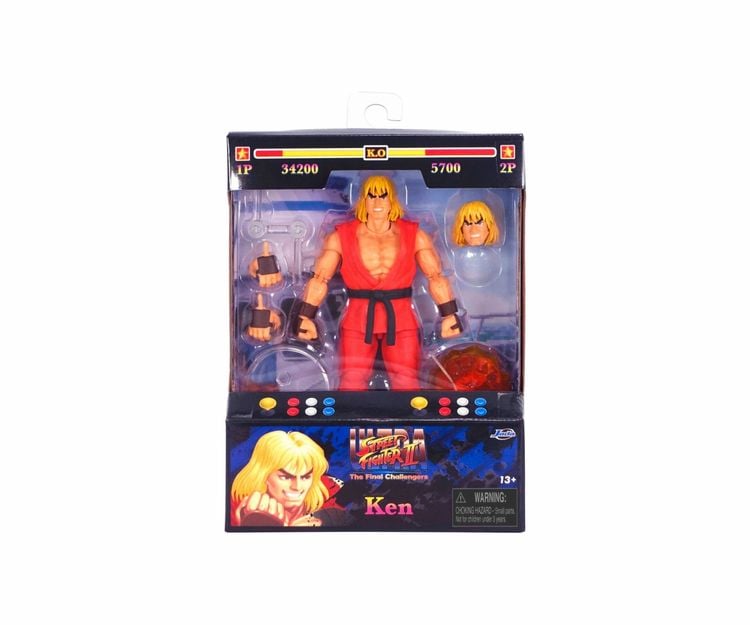 Produktbild: JADA TOYS Street Fighter II Ken 6\" Figure