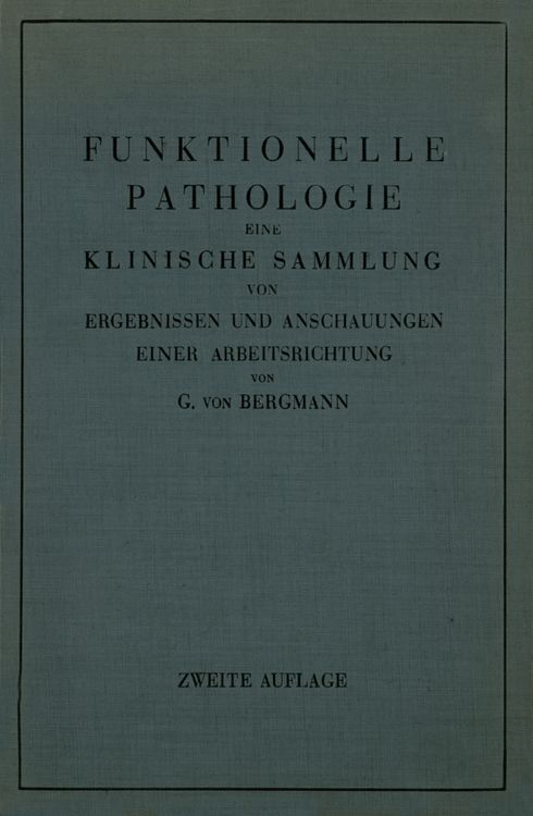 Produktbild: Funktionelle Pathologie