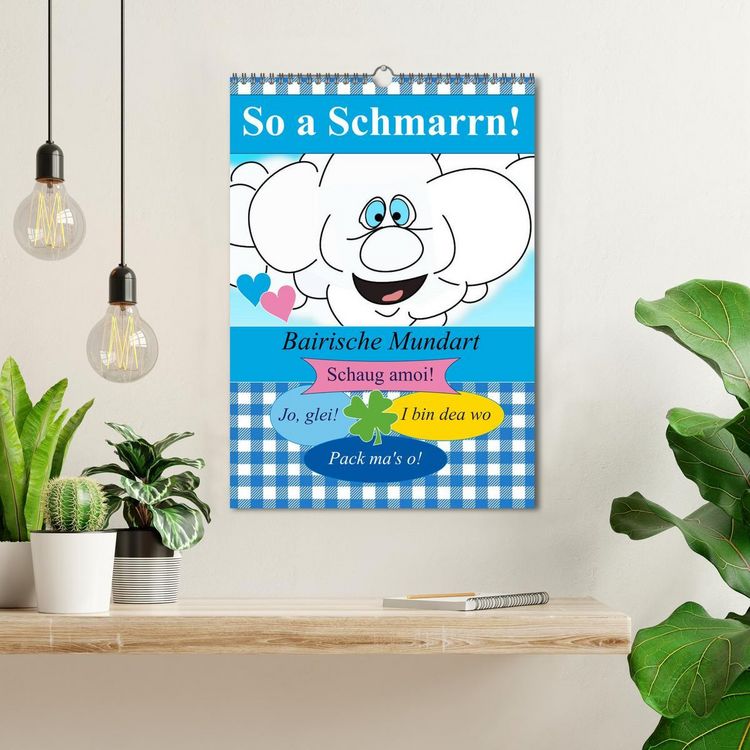 Produktbild: So a Schmarrn! Bairische Mundart (Wandkalender 2026 DIN A3 hoch), CALVENDO Monatskalender