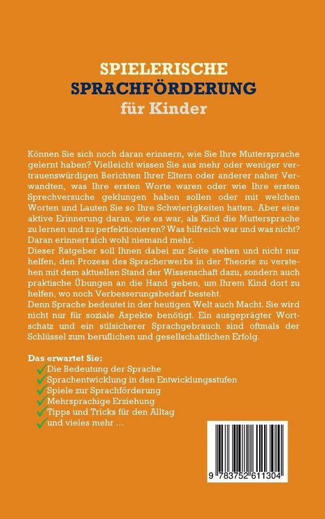 Produktbild: Spielerische Sprachf&ouml;rderung f&uuml;r Kinder: Die sch&ouml;nsten Spiele f&uuml;r eine effektive Sprachf&ouml;rderung mit Spa&szlig; - f&uuml;r Kinder von 4 bis 10