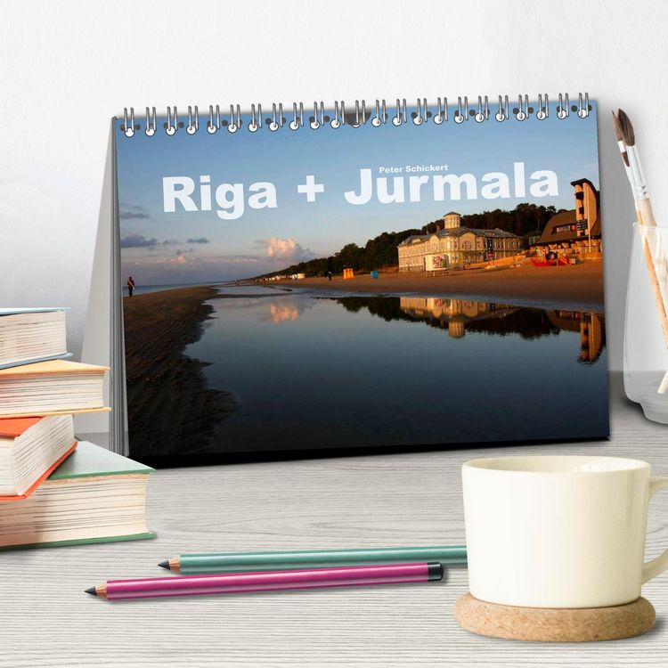 Produktbild: Riga + Jurmala (Tischkalender 2026 DIN A5 quer), CALVENDO Monatskalender