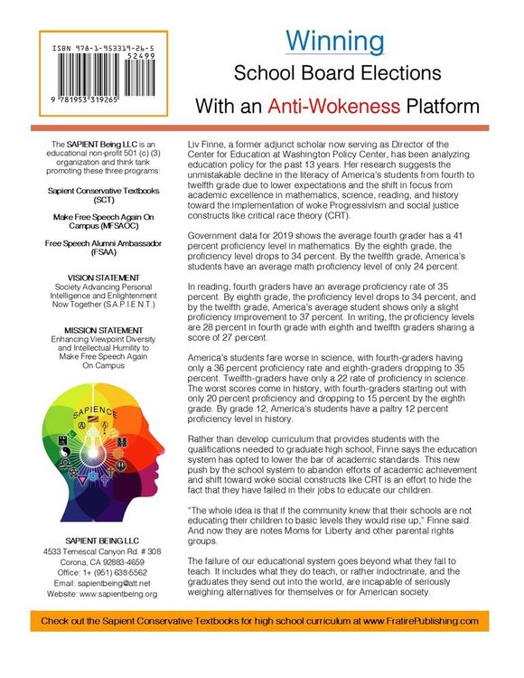 Produktbild: Winning School Board Elections With an Anti-Wokeness Platform