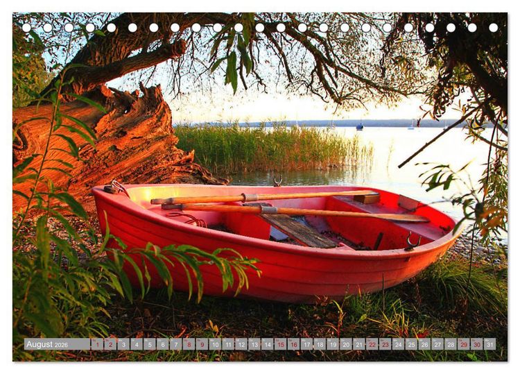 Produktbild: Mein Ammersee - am Ostufer entlang (Tischkalender 2026 DIN A5 quer), CALVENDO Monatskalender