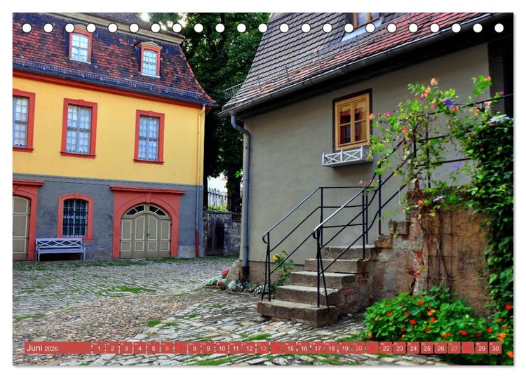 Produktbild: Weimar - Dichterstadt (Tischkalender 2026 DIN A5 quer), CALVENDO Monatskalender