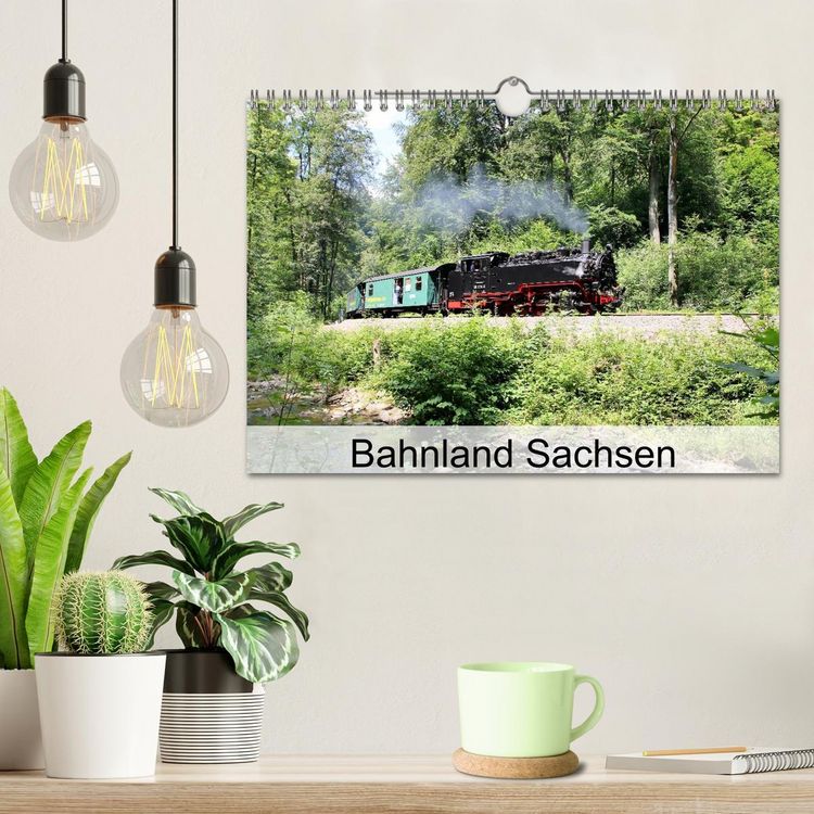 Produktbild: Bahnland Sachsen (Wandkalender 2026 DIN A4 quer), CALVENDO Monatskalender
