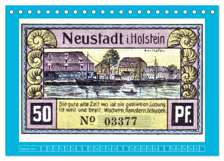 Produktbild: Gru&szlig; aus Neustadt in Holstein (Tischkalender 2026 DIN A5 quer), CALVENDO Monatskalender