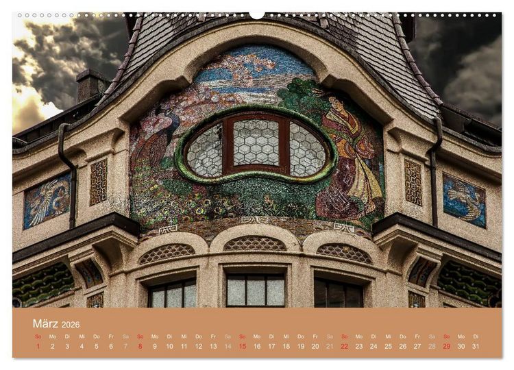 Produktbild: Leipzig - Vom Jugendstil zum Art Deco (Wandkalender 2026 DIN A2 quer), CALVENDO Monatskalender
