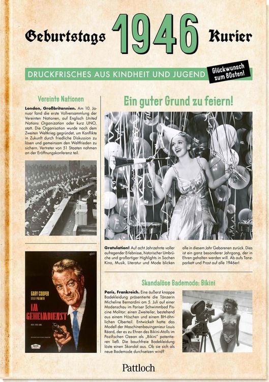 Produktbild: 1946 &ndash; Geburtstagskurier