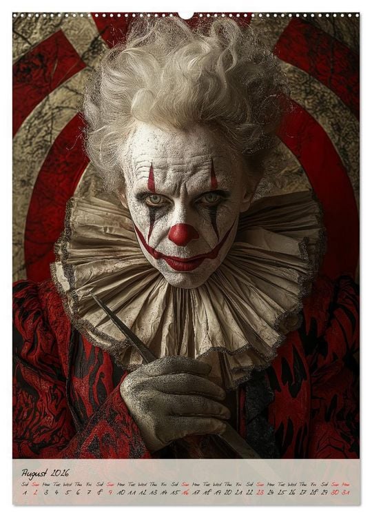Produktbild: Circus Faces (Wall Calendar 2026 DIN A2 portrait), CALVENDO 12 Month Wall Calendar