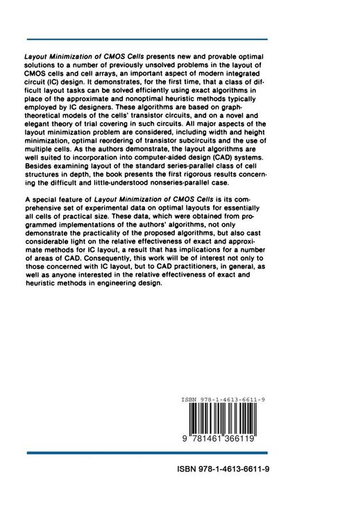 Produktbild: Layout Minimization of CMOS Cells