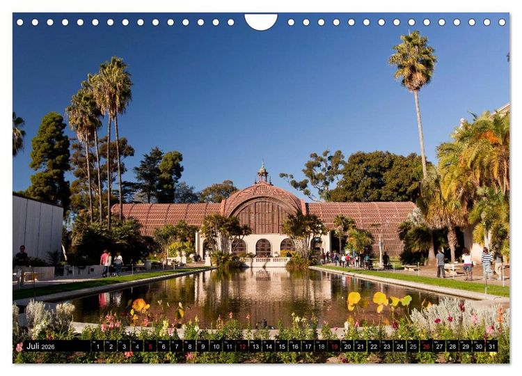 Produktbild: San Diego (Wandkalender 2026 DIN A4 quer), CALVENDO Monatskalender