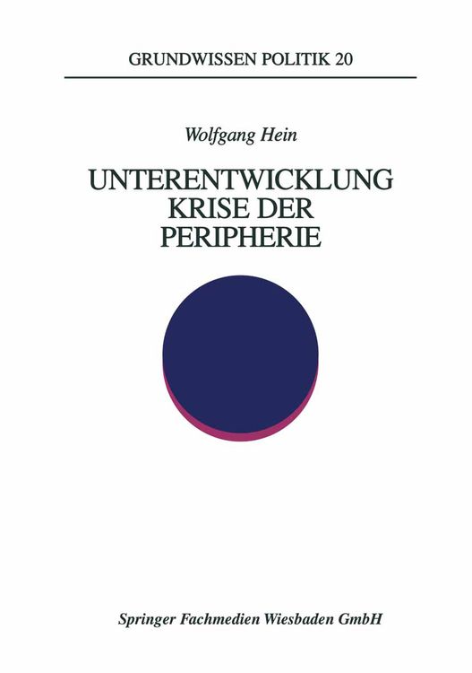 Produktbild: Unterentwicklung - Krise der Peripherie