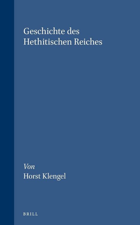 Produktbild: Geschichte Des Hethitischen Reiches