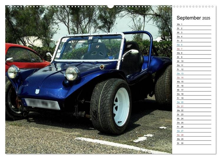 Produktbild: Buggys - die Kultautos der 80er (Wandkalender 2025 DIN A2 quer), CALVENDO Monatskalender