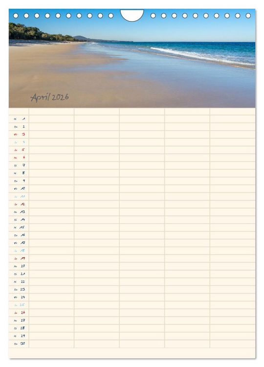 Produktbild: Mit Blick auf's Meer (Wandkalender 2026 DIN A4 hoch), CALVENDO Monatskalender