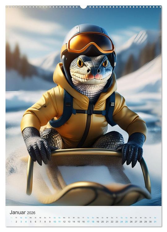 Produktbild: Crazy Safari (hochwertiger Premium Wandkalender 2026 DIN A2 hoch), Kunstdruck in Hochglanz