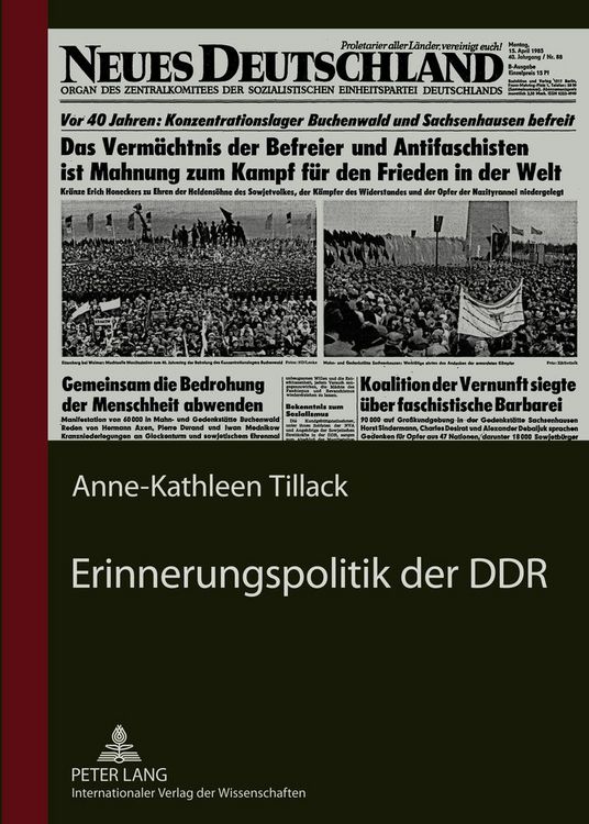 Produktbild: Erinnerungspolitik der DDR