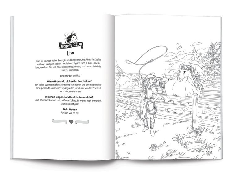 Produktbild: Schleich® Horse Club™ – Mein Poster-Malspaß