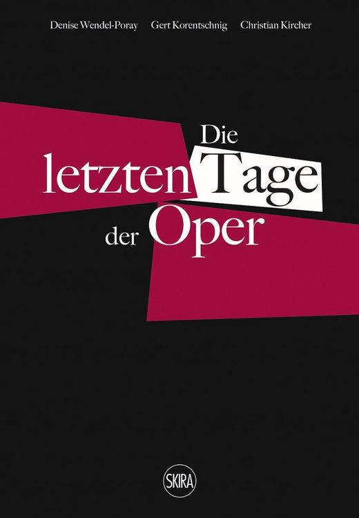 Produktbild: Die letzten Tage der Oper (German edition)