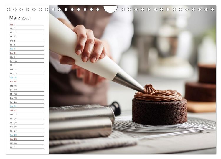 Produktbild: Mit Herz und Hand, Ich bin B&auml;cker (Wandkalender 2026 DIN A4 quer), CALVENDO Monatskalender