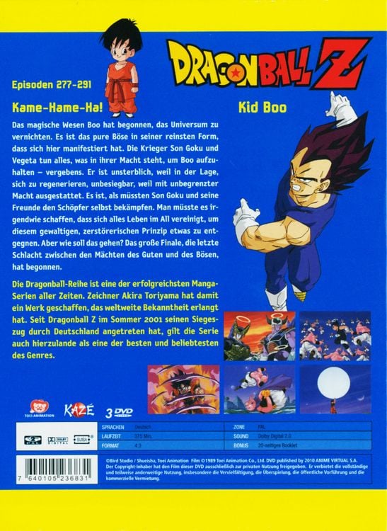 Produktbild: Dragonball Z - Box 10/Episoden 277-291 [3 DVDs]