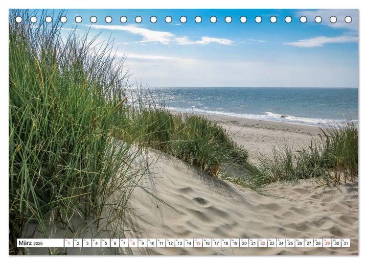 Produktbild: Ouddorp - Nordseeperle (Tischkalender 2026 DIN A5 quer), CALVENDO Monatskalender