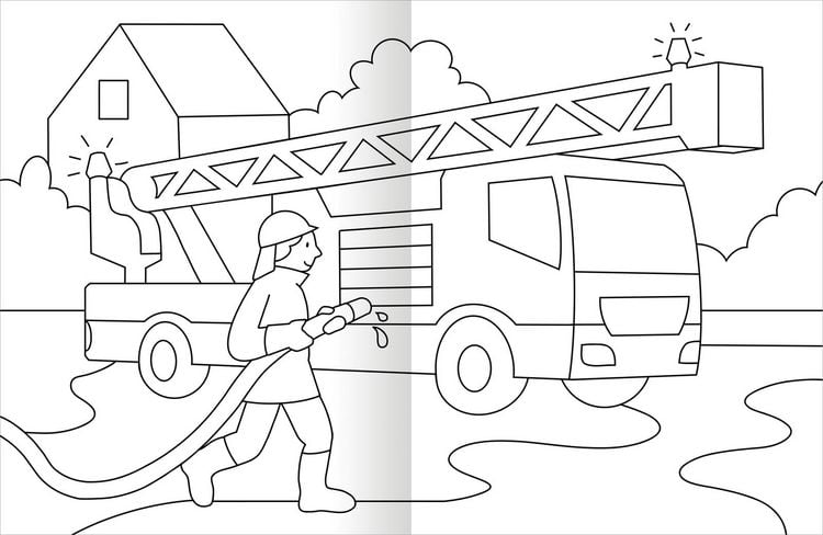 Produktbild: Malbuch Fahrzeuge