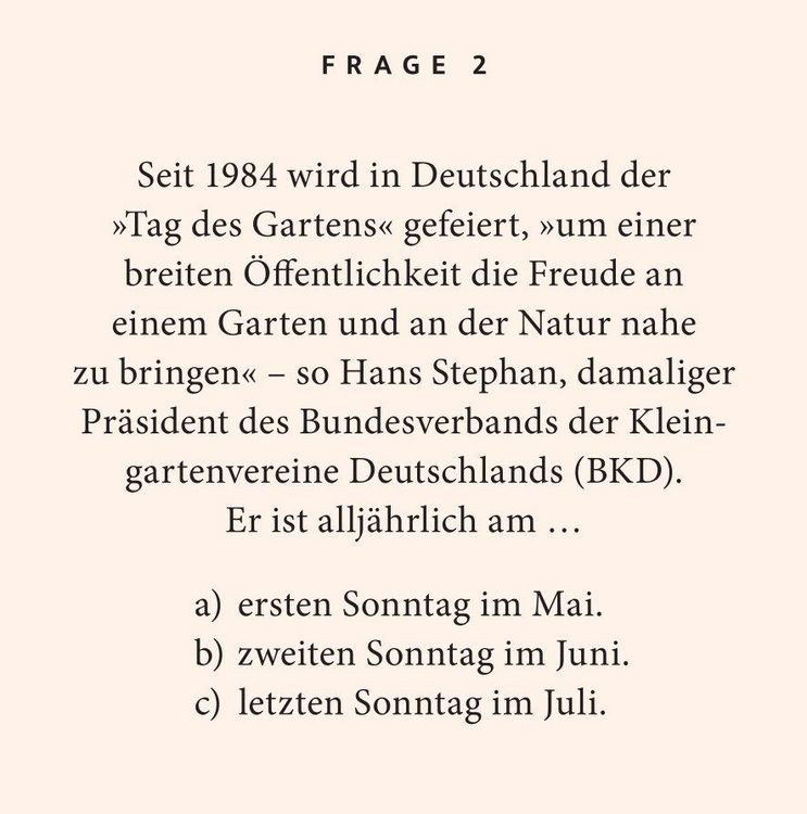 Produktbild: Garten-Quiz