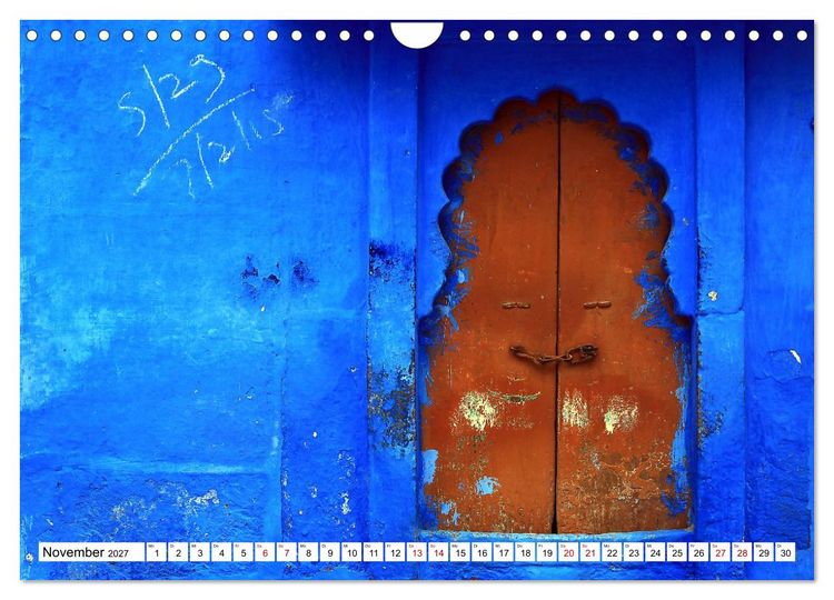 Produktbild: Farbenfrohes Indien (Wandkalender 2027 DIN A4 quer), CALVENDO Monatskalender